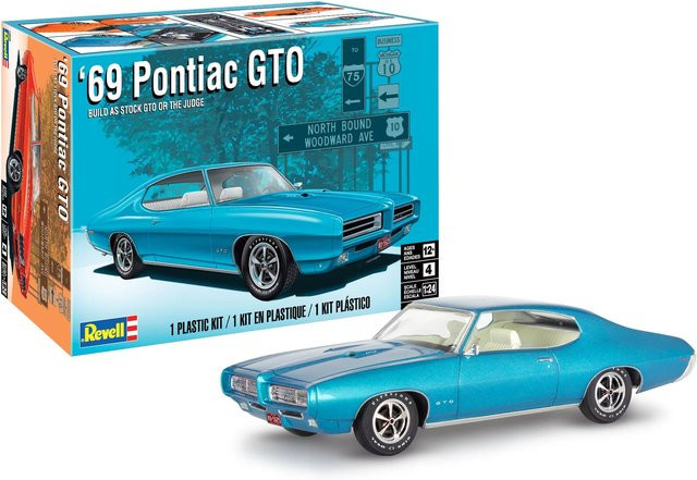 Revell 69 Pontiac GTO The Judge 2N1 Automodell Bausatz, 1:24, ab 14 Jahren - Bild 2