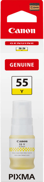 Canon GI-55 Tintenflasche Gelb für Canon MAXIFY GX1050 und GX2050 Inkjet-Drucker - Bild 1