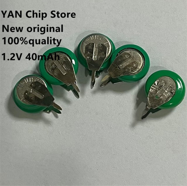 10 Stück ZHONGXIANGTAI NiMH-Akkus, aufladbar, 1,2V, 40mAh, grün - Bild 1