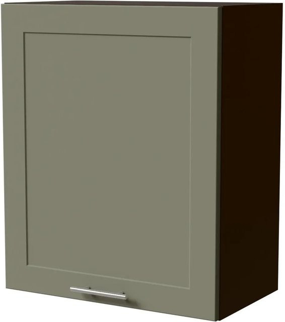 Feldmann-Wohnen Hängeschrank Oslo W2/60 in Lava und Reed Green Matt mit Soft-Close-Türen, B/T/H: 60 x 32,5 x 72 cm - Bild 1
