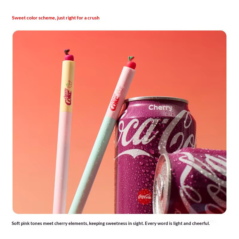 KACO FIRST Coca-Cola Cherry Edition Gelstift in Pink mit 0,5 mm Spitze und Dual-Ball-System - Bild 4