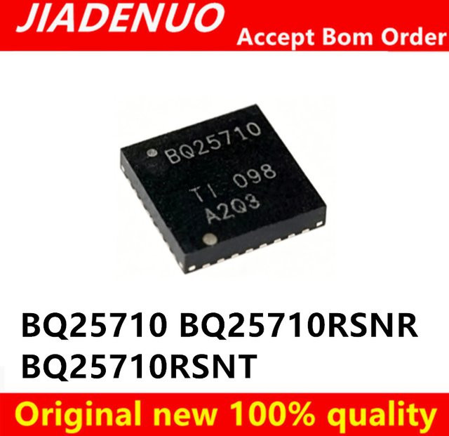 JIADENUO BQ25710RSNR BQ25710 BQ25710RSNT QFN-32 Chipsatz in Schwarz - Bild 1