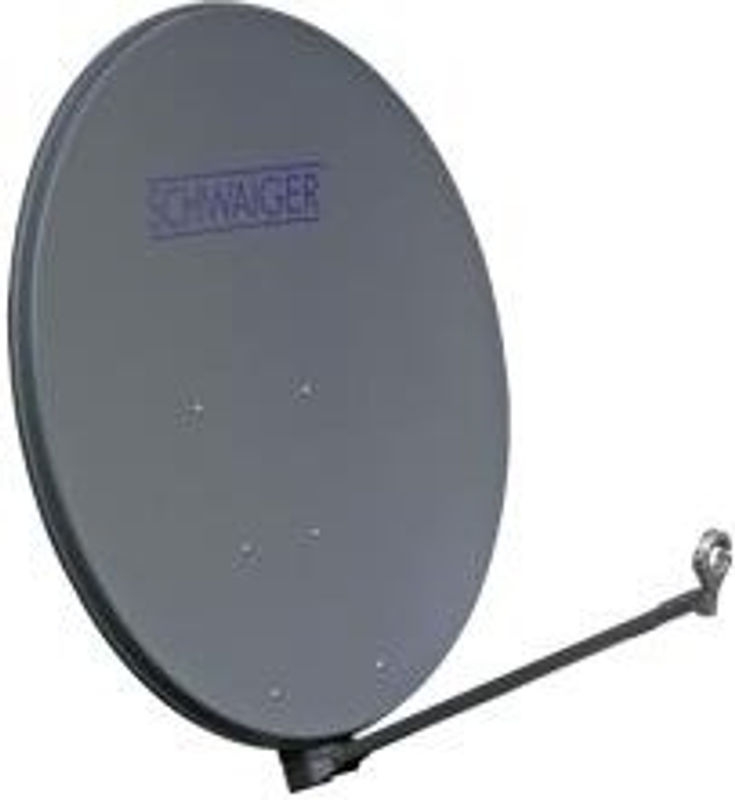 Schwaiger SPI1000.1 SAT Antenne in Grau aus Aluminium, H x B x T: 110 x 100 x 18 cm - Bild 2