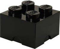 LEGO Storage Brick 4 Aufbewahrungsbox schwarz - Bild 1