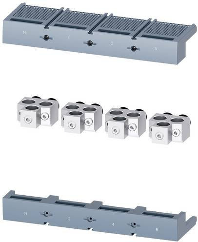 Siemens Rundleiteranschlussklemme 3VA9504-0JB32 in Grau - Bild 1