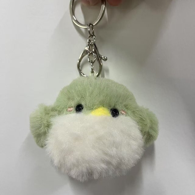 Linyi toy Schlüsselanhänger, Grüner Vogel, 9 cm, Unisex - Bild 1