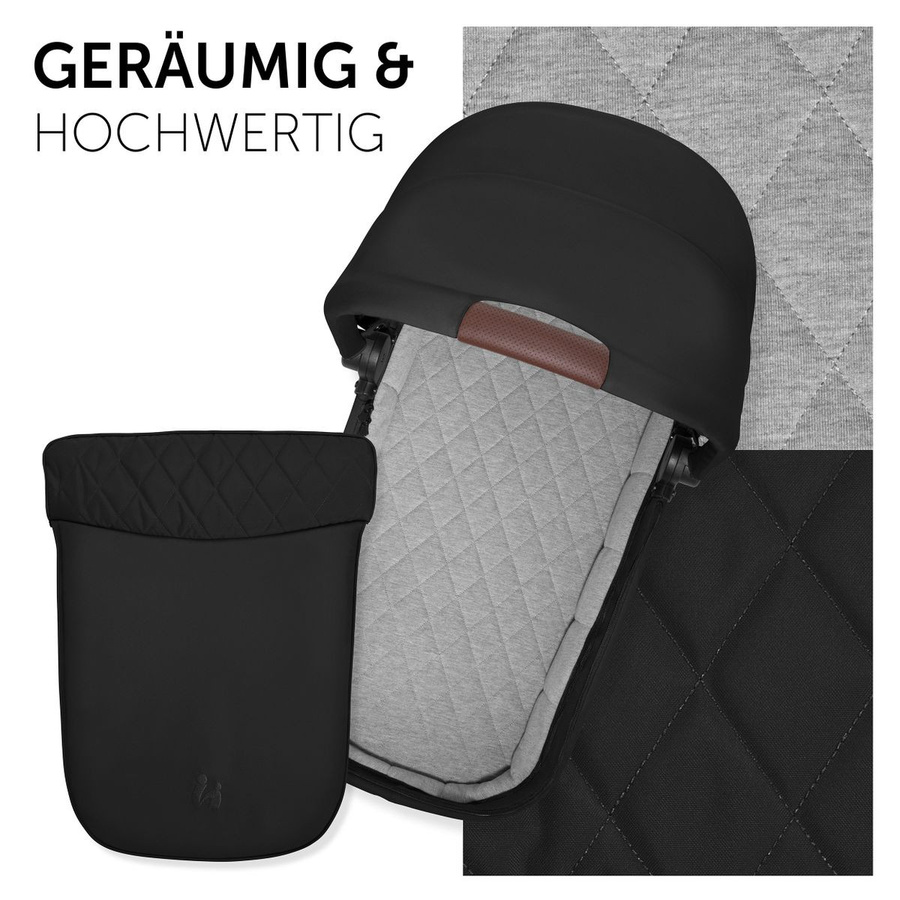 Hauck Faltbare Babywanne Carrycot für Walk N Care Kinderwagen in Black - Bild 4