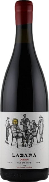 Labara Ojaleshi, Samegrelo, Georgien, Amphorenwein, trocken, Rotwein, 0,75 l - Bild 1
