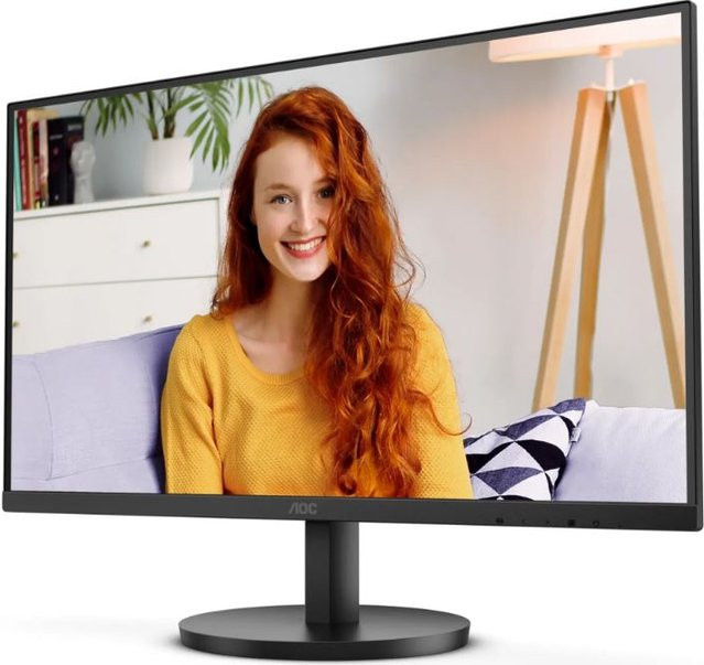 AOC U27B3A 27 Zoll 4K UHD IPS Monitor Schwarz mit HDMI und DisplayPort - Bild 1