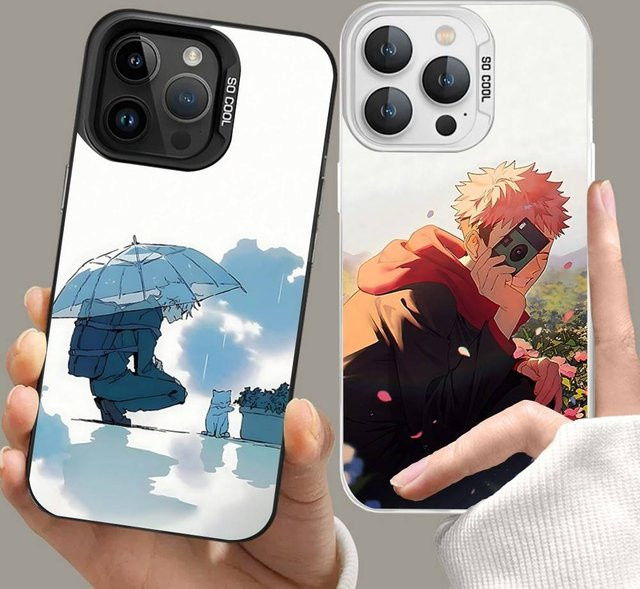 Jujutsu Kaisen Anime Handyhülle für Apple iPhone 11 12 13 14 15 16 17 Pro Max und weitere Modelle, Mehrfarbig - Bild 1