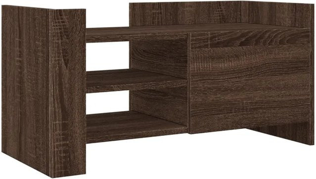 vidaXL TV-Schrank in Braun aus Holzwerkstoff, B/T/H: 80 x 35 x 40 cm - Bild 1