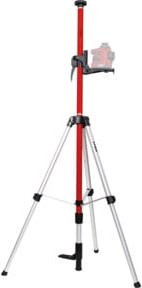 STIER Teleskopstange für Kreuzlinienlaser, rot, Höhe: 365 cm - Bild 1