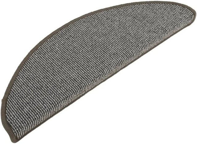 VidaXL Treppenmatten Grau, 15 Stück, rutschfest und selbstklebend, B/T/H: 65 x 21 x 4 cm - Bild 1