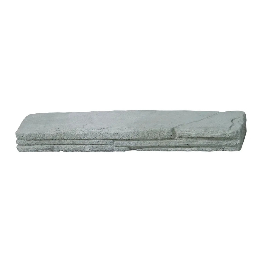 Kann Ziermauer Madoc Abdeckplatte Kalksteinfarben B/H/T: 47 x 13 x 4,5 cm - Bild 2