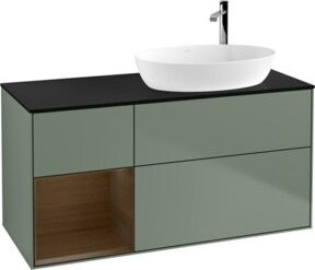 V&B Waschtischunterschrank Finion in Lackoptik, Breite: 120 cm, Tiefe: 50,1 cm, Höhe: 50,1 cm - Bild 1