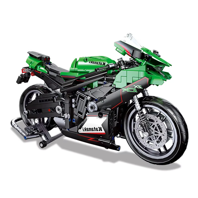 Xturboman Ninja ZX-10R Motorrad, Modell, Maßstab 1:14 - Bild 3