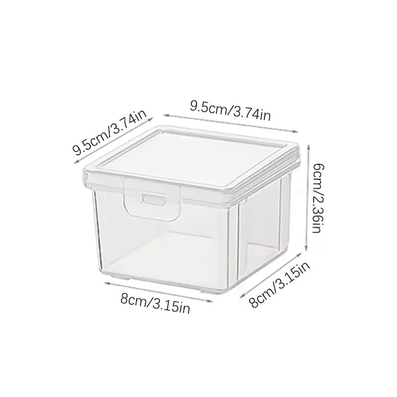 Tragbare transparente Aufbewahrungsbox aus Kunststoff für Papier, Geld, Alben und Münzen - Bild 2