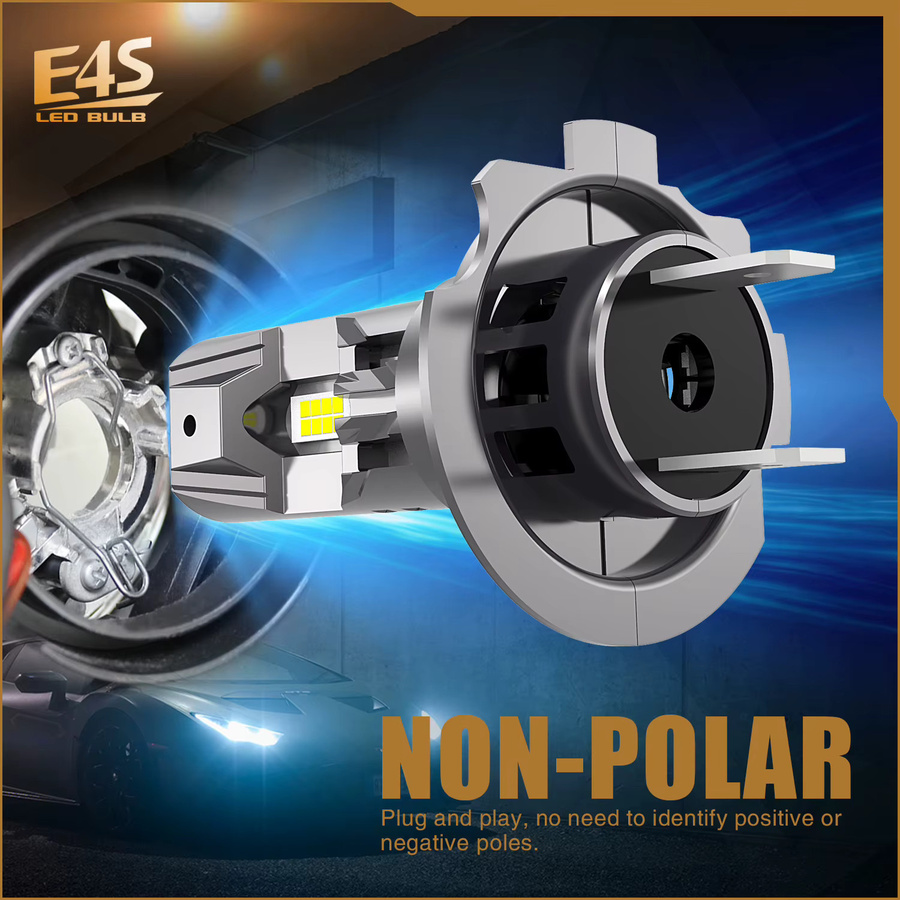 Neallor H7 PX26D LED-Scheinwerfer Set, 2 Stück, Canbus Hochleistungs-Xenon 6000K Weiß, Turbo-Diodenlampe 12V 55W für BMW E39 E87 E60 - Bild 5