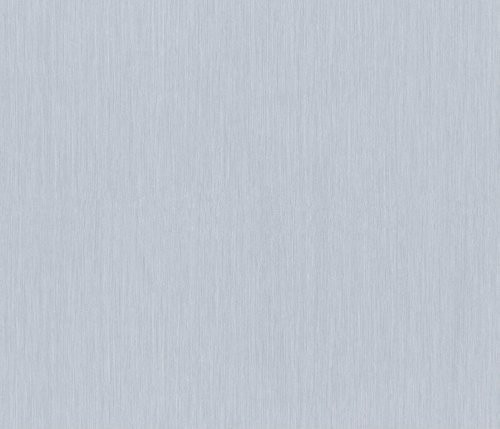 Marburg Vliestapete Basic Uni Linear Blau, strukturiert, B: 0,70 m x L: 10,05 m - Bild 1