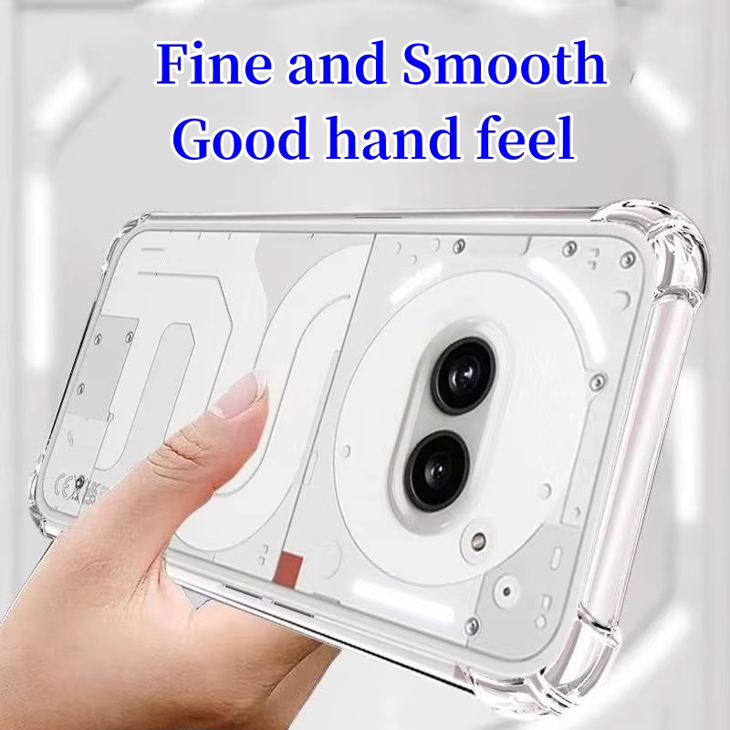 Transparente und stoßfeste TPU-Handyhülle für Nothing Phone 3a PRO, Phone 3a, Phone 2a und Phone 2 in Clear - Bild 5