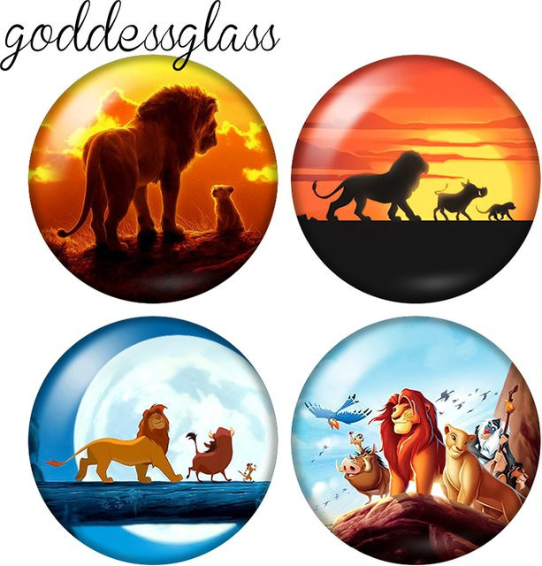 Disney Fotoglas-Cabochons, Der König der Löwen, Unisex - Bild 1