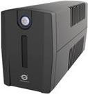 Conceptronic Zeus 02E USV mit Überspannungsschutz, 850 VA, 480 Watt, Schwarz, USB-A und Ethernet/LAN Anschlüsse - Bild 1