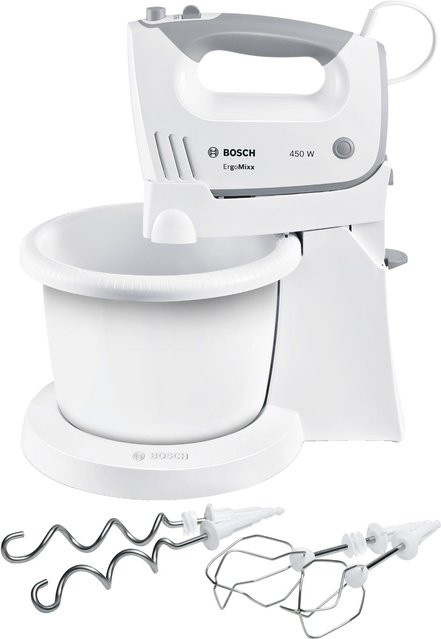 Bosch ErgoMixx MFQ36460 Handmixer Set in Weiß und Grau - Bild 1
