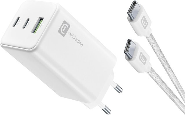 Multipower 3 Port Multipower Kit 100W GaN Reiselader in Weiß mit USB-A und USB-C - Bild 1