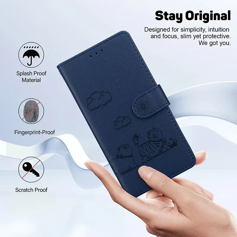 JESSLEI Leder-Handyhülle mit Brieftaschenfunktion und Umhängeband für Samsung Galaxy S21 S22 S23 S24 S25 S26 Ultra FE Plus Edge in Grün oder Blau - Bild 3