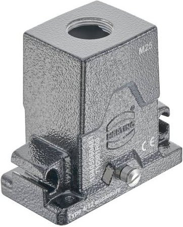 HARTING Tüllengehäuse aus Aluminium in Grau, Artikelnummer 19 40 506 0481 - Bild 1