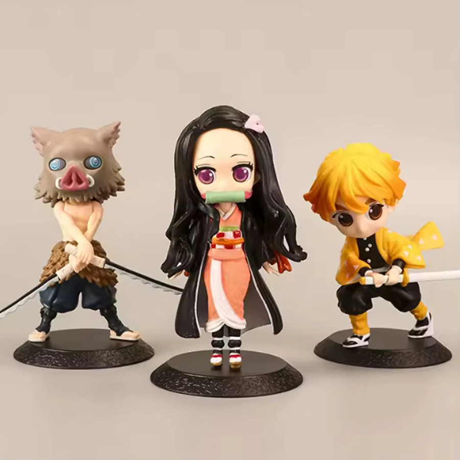 Bandai Dämonentöter Chibi Anime-Figuren Set, 6 Stück, Multicolor, Höhe: 7 cm - Bild 2