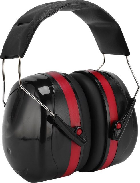 Faltbarer Gehörschutz mit ergonomischem Kopfband in Schwarz, 27dB Schallschutz für Industrie und Schule - Bild 1