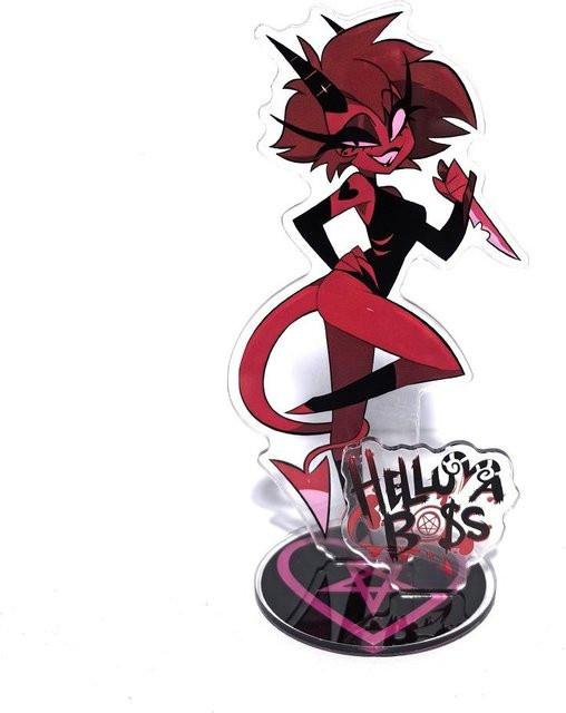 Discover Intime Hazbin Hotel Helluva Boss Vaggie Acrylfigur 15cm - Bild 1