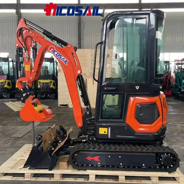 Minibagger 1,8 Tonnen mit geschlossener Kabine - Bild 1