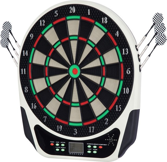 HOMCOM Elektronische Dartscheibe mit LCD-Display für 8 Spieler - Bild 2