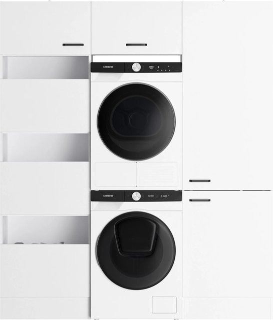 OPTIFIT Waschsäulen-Set Bonn214 in Weiß für deine Waschküche, B/H/T: 183,2 x 210 x 57,1 cm - Bild 1