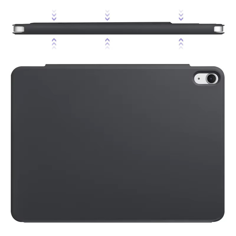 Magnetische Tablet-Hülle für Apple iPad Pro, Air und Mini in Purple, Smart Y-Folding Folio Cover - Bild 3