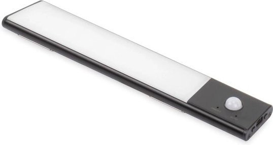 Emuca LED-Wandleuchte Kaus USB wiederaufladbar mit Berührungssensor und Dämmerungssensor, Farbe: Weiß, Material: Kunststoff und Aluminium, Länge: 60 cm - Bild 1