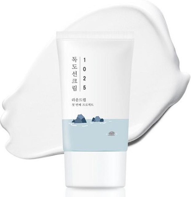 ROUND LAB 1025 Dokdo Sonnencreme SPF50+, 50 ml, Empfindliche Haut - Bild 1