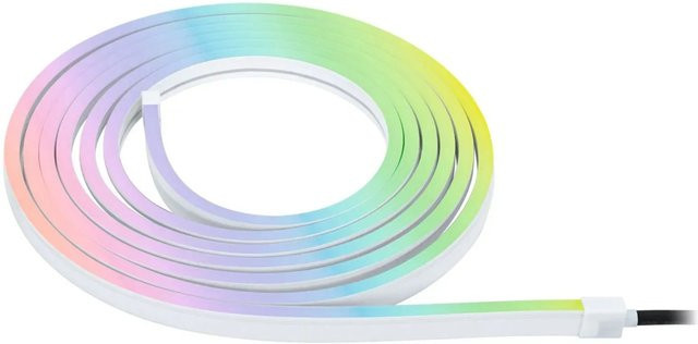 Paulmann Plug & Shine Neon Stripe RGBW LED Outdoor Beleuchtungssystem, Weiß, 5 m, IP67 - Bild 1