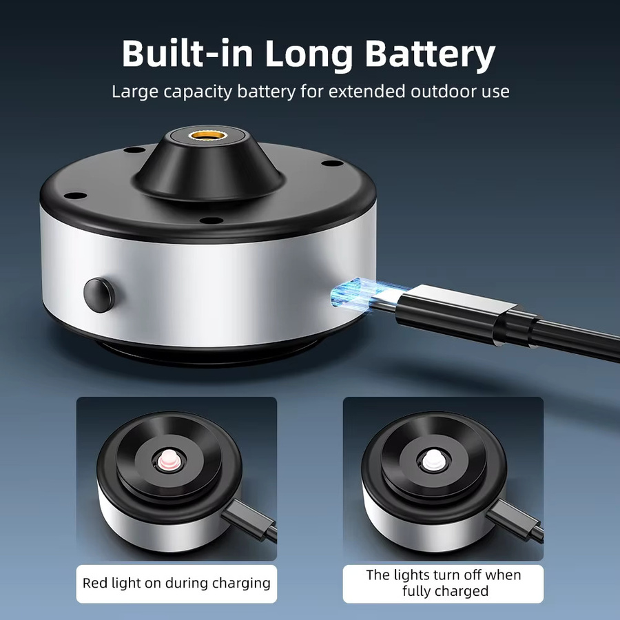 SZKOSTON Elektrische Auto-Saugnapfhalterung für Insta360 X4 X5 GoPro 13 12 11 10 9 8 und DJI Action 6 5 4 Pocket 4 Schnellwechsel-Halterung - Bild 6
