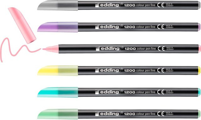 edding 1200 Bibi & Tina Color Pen Pastell Stifte Set in Multicolor für Kinder - Bild 1