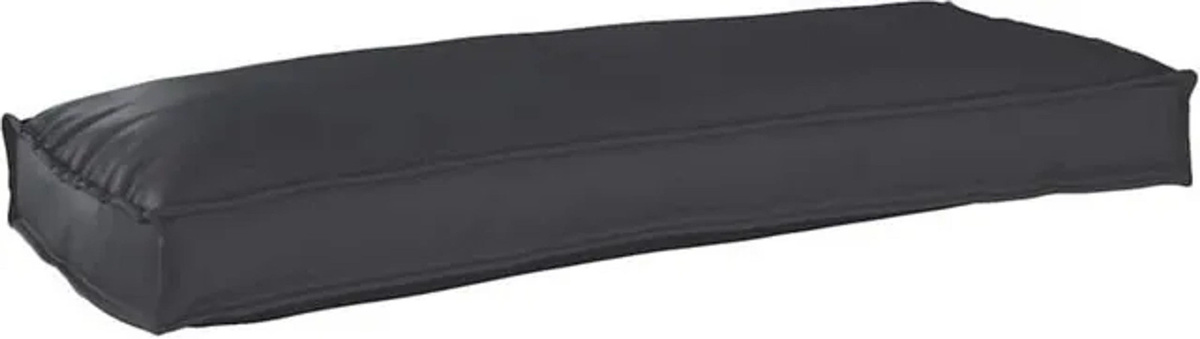 Palettenkissen für Bank von vidaXL in Schwarz aus Oxford-Polyester, Rechteckig, B/T/H: 100 x 40 x 8 cm - Bild 1