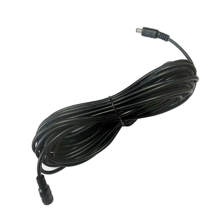 DC Verlängerungskabel Adapter Buchse auf Stecker 2,1mm x 5,5mm Schwarz - Bild 3