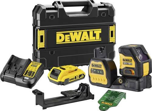 DeWalt DCE088D1G18-QW Kreuzlinienlaser in Grün und Gelb - Bild 1