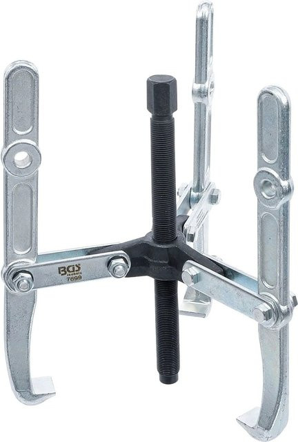 BGS 3-armiger Außen- und Innenabzieher in Silber, Spannweite 40 - 210 mm, Artikelnummer 7699 - Bild 1