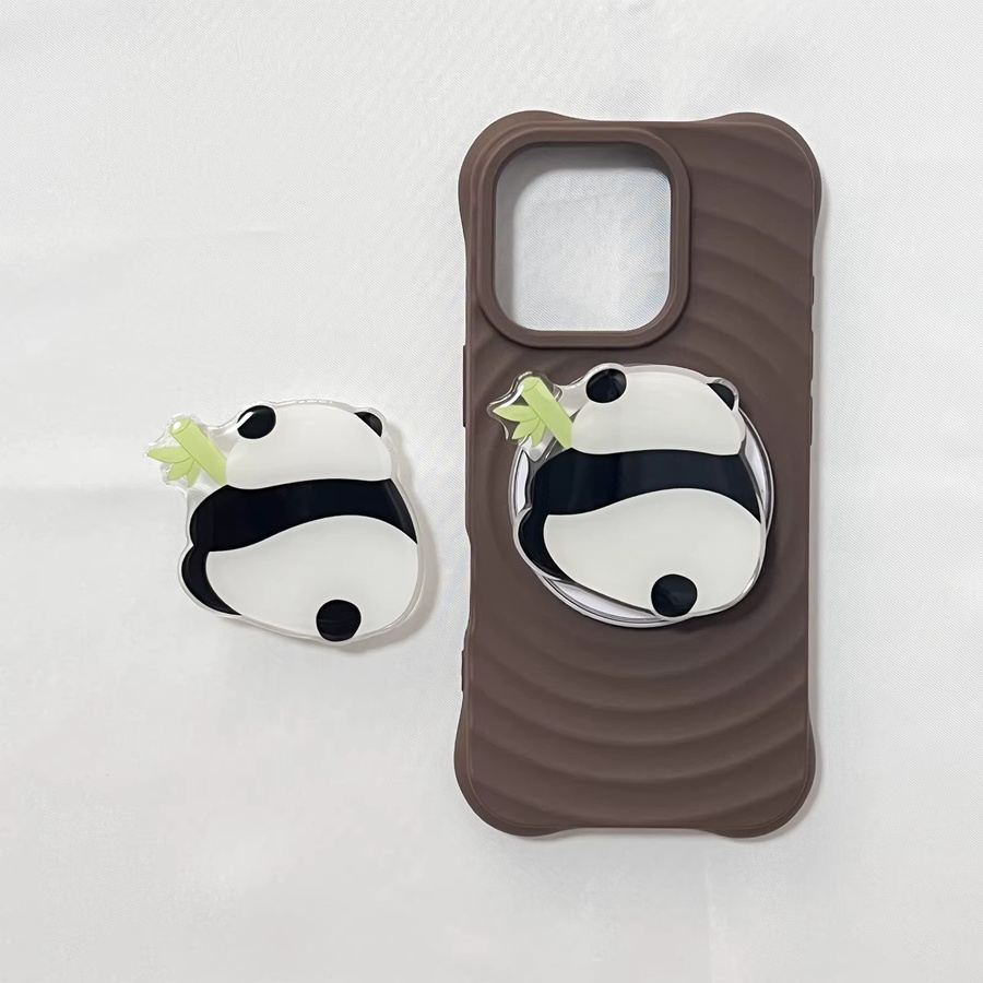 Niedlicher Panda Handyhalter Griptok für iPhone 17 Pro Max und 16 Pro Max Hüllen - Bild 3