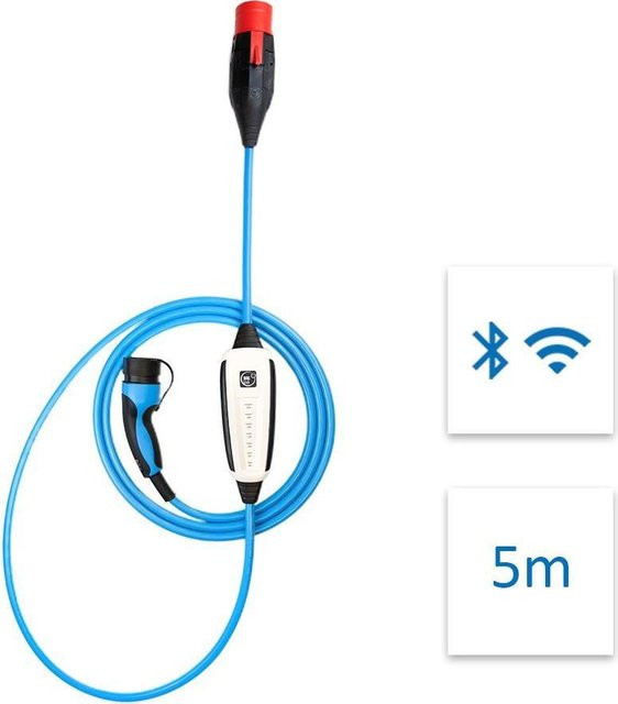 NRGkick WLAN Ladestation Wallbox 32A Blau 5m - Bild 1