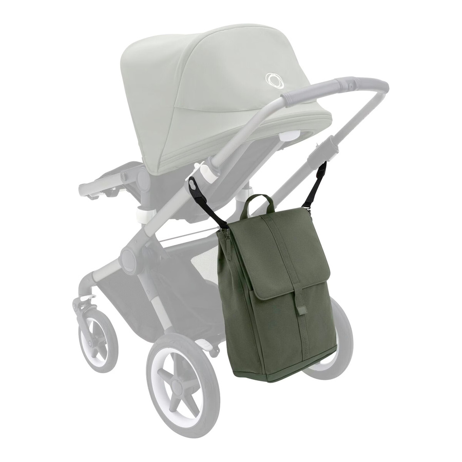 Bugaboo Wickelrucksack mit Trageriemen, Grün, B/T/H: 45 x 30 x 14 cm - Bild 2