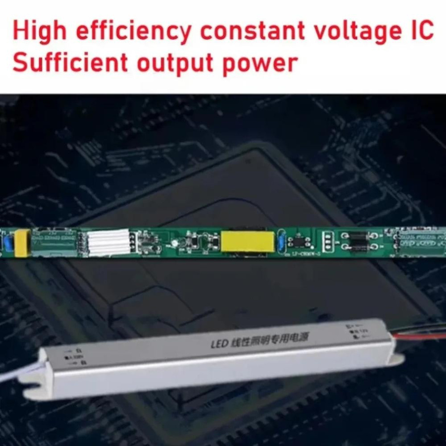 Ultradünnes LED-Schaltnetzteil als LED-Treiber für LED-Streifen mit Aluminiumgehäuse, 24V, AC 220V - Bild 2